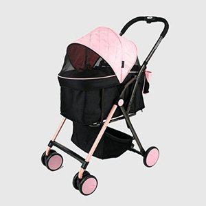[셀러허브 패션][JHQSW5BC_52CM]패리스독 강아지 C300 핑크 유모차