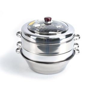 [JHQSDV5M_52BU]스텐 만두찜기 세트 소 32.5cm