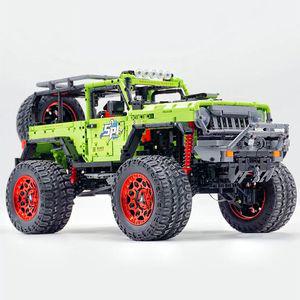 Wanzhi 9829 RC 4WD SUV 조립 빌딩 블록 자동차 모델 선물 레이싱 미니카