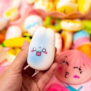 슬로우 라이징 시뮬레이션 빵 스퀴시 스트레스 해소 장난감,  생일 선물, 파티 소프트 랜덤 5-60 개