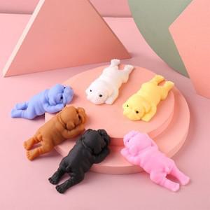 부드러운 동물 스트레스 방지 공 감압 장난감, 재미있는 강아지 끈적한 스퀴시 해소 선물, J109