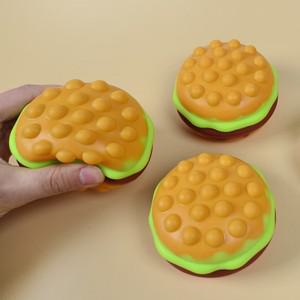 새로운 햄버거 Popit Squishy Fidget 장난감 프레스 버블 감압 공 릴리프 인형 버스팅  선물