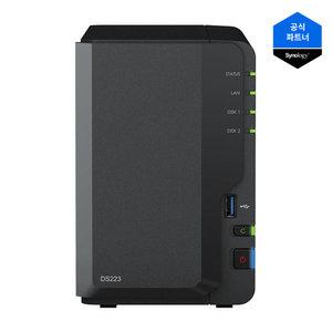 시놀로지 DS223/ [28TB]14TBX2(초기설정+원격지원무료)Toshiba NAS HDD AS3년무상/공식인증점/우체국택