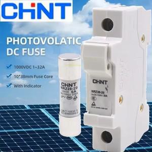 세라믹휴즈 휴즈 CHINT DC 퓨즈 태양 광발전 결합기 박스 베이스 DC1000V NRZ2820 2A 4A 6A 8A 10A 12A 15A