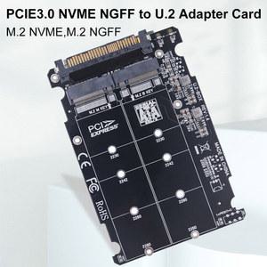 호환 2230, M2 카드, 2242, to M 2 SFF-8639 어댑터 SATA-Bus 용 NGFF SSD 컨버터, PCIe U 2 PCI-e 2260/2280