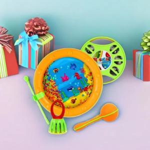 오즈토이 쉐이킹 씨사운드 악기세트 해저드럼 쉐이커 탬버린 마라카스 리듬악기 음악 감각발달
