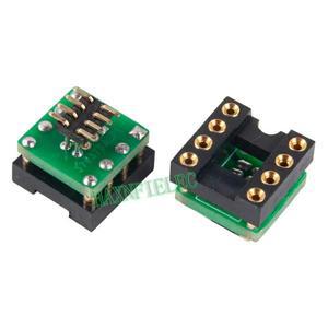 DIP8-SOP8 8Pin 어댑터 컨버터 보드 1.27mm-2.54mm IC 소켓 앰프 사운드 카드 칩