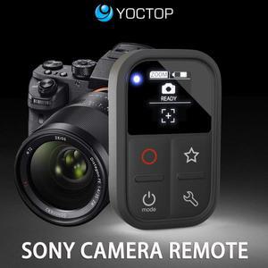 [누리사진관]소니 호환용 카메라용 리모컨, OLED 스크린, 무선 RMT-P1 호환, A7M3, A6400, ZV-1, A7C, A1,
