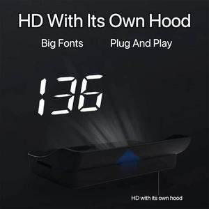 헤드업디스플레이 HUD M2 헤드 업 디스플레이 차량용 속도계 KMHMPH USB 케이블 콘센트 앤 플레이 GPS Beid