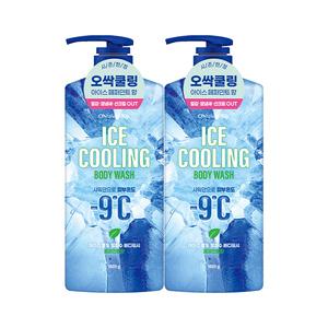 온더바디 아이스쿨링 빙하수 바디워시 페퍼민트향 1000g, 2개