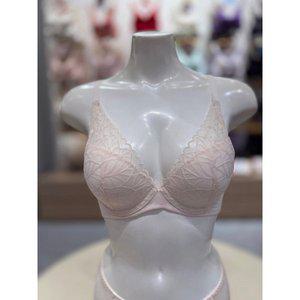 [트라이엄프](강남점)크림 레이스 풀컵 딥브이 브래지어(TEWBR172CRM)