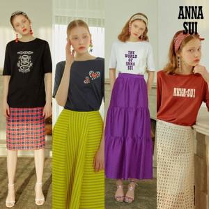 (ANNA SUI) 시그니처 아트 실크코튼 티블라우스 1종