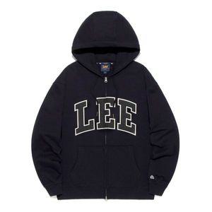 (매장정품) LEE 데님 아플리케 후드 집업 블랙 LE2501HZ02BK 87867