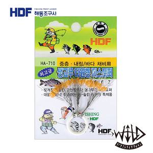 와일드피싱 해동 생고무 찌스토퍼/HA-710/타원형/채비