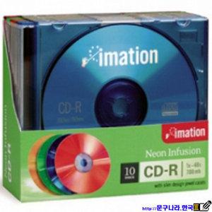 CD-RW 4x12x 700MB/80Min 슬림10매 Imation