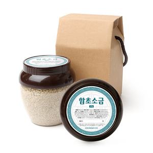 함초 천일염 굵은소금 400g (답례품 환갑/회갑/칠순/팔순)