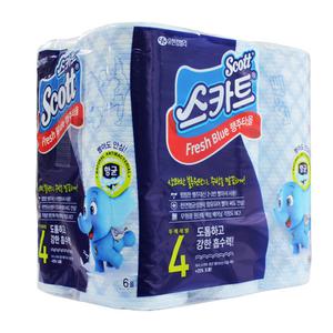 [CO(생활용품(주방용품))]스카트 프레쉬블루 행주타올 45 X 27.5CM X 6롤코스트코