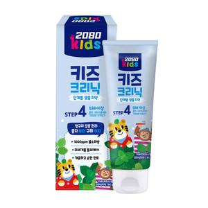 2080키즈크리닉 치약 4스텝 80g 초등학생 충치예방 불소