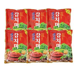 대상 청정원 쇠고기 감치미 2kg 6개 (1박스)