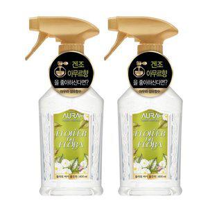 [엘지생활건강]아우라 섬유향수 플라워바이플로라 400mL x2