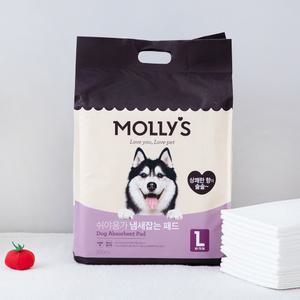 [몰리스] 쉬야응가 냄새잡는 패드 L 35매 x 4개 묶음