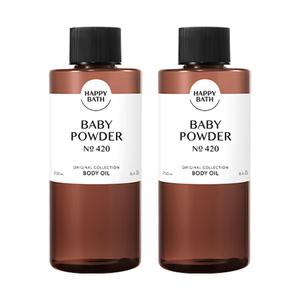 해피바스 바디오일 베이비파우더 250ml 2개