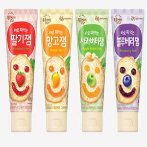 복음자리 바로 짜먹는 잼 3개세트 (딸기/망고/블루베리/사과버터잼 택)