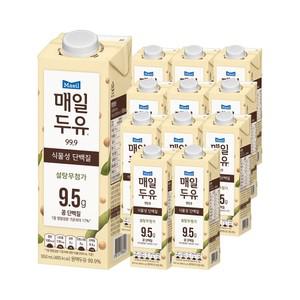 매일두유 99.9 950ML x 12개/대용량/두유/식물성
