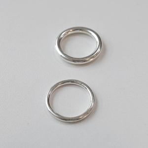 레트로핑거 민자 엥게이지링 2mm 3mm 얇은 은가락지 플레인 레이어드링