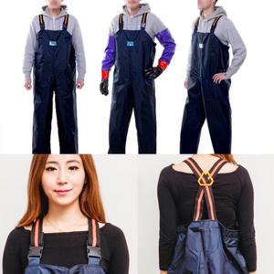 멜빵 가슴 바지 우의 우비 하의 방수 낚시 해루질 국산