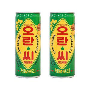 [기타]오란씨 파인애플 과즙탄산 250ml x 12캔/30캔/60캔