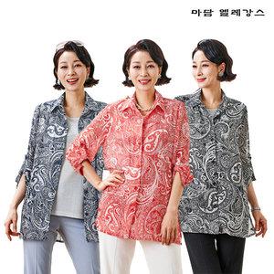 [마담엘레강스][마담엘레강스] 알리사 페이즐 쉬폰 앙상블 K231JK03+K231BL03