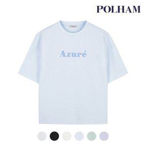 [폴햄] 여성 쿨텐션 레터링 그래픽 반팔 티셔츠_PHD2TR2420