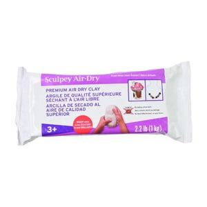 스컬피 에어 드라이 (air dry) 자연건조 클레이 흰색 1kg