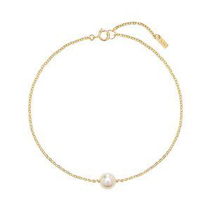 [기타][니지쥬얼리] 14K GOLD 포인트 스와로브스키진주 팔찌