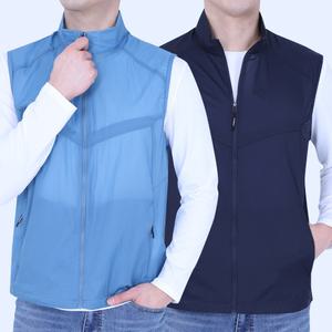 봄 여름 바람막이조끼 작업복 상의 얇은 배달 베스트