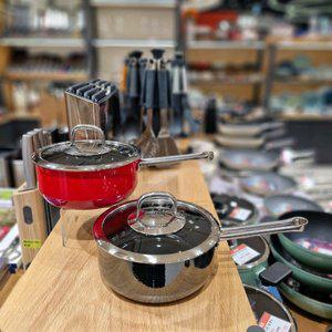 [파주점][WMF][WMF] 컴팩트18편수(뚜껑o)블랙,레드 / WMF3201111962,WMF3201112202