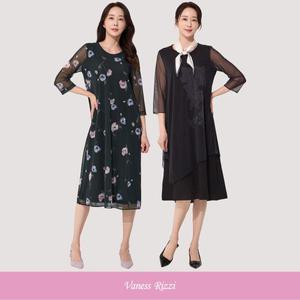 [바네사리찌] 로망스 메시 원피스 2종 (총2종)