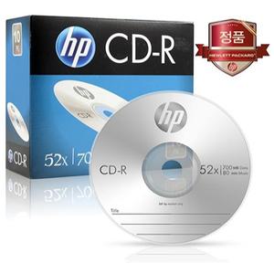 HP CD R 52x 700MB 1P 슬림 케이스 1장 /공CD 1개 케이스포함/공미디어