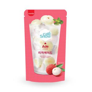 삼립 카페스노우 리치 에이드 230ml / 편의점 파우치 음료