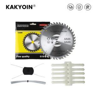 150mm 금속 잔디 트리머 원형 톱날 잔디 깎는 기계 톱날 액세서리 150mm 직경 5mm 내경