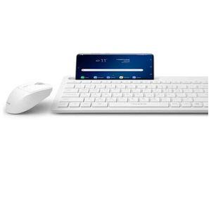 아이리버 2.4GHz+ 블루투스 무소음 키보드 마우스 세트, EQwear-MVS7000, 화이트