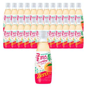동원 쿨피스 톡 제로 스파클링 복숭아맛 340ml 24개