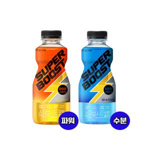 빙그레 슈퍼부스트500ml 파워충전 6개+수분충전 6개/제로에너지드링크/무배