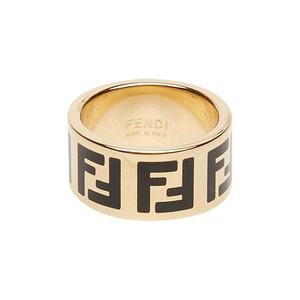 펜디_포에버 소프트 골드 블랙 반지 8AG945 TL9 F0RNG