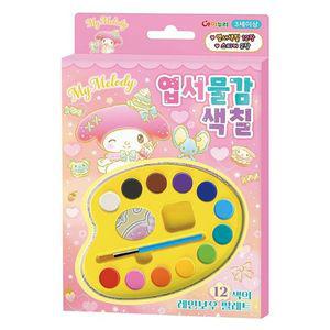 [오너클랜]마이멜로디 엽서 물감 색칠놀이 3P 컬러링북 드로잉북