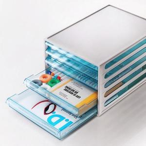 [XB0L5110]EL서류함 5단 투명 A4 문서함 데스크정리