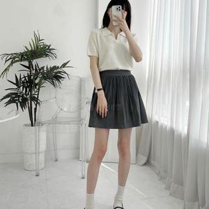 여자 주름치마 에이라인 편한 미니스커트_3