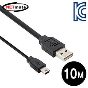 [XBFHJ062]NETmate CBL D203MB 10M USB2 0 AM Mini 5P 10
