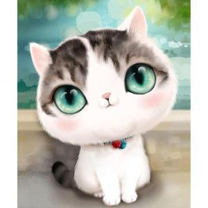 [RGKN3344]펠릭스 3D 원형 보석십자수 액자 25x30